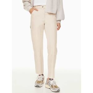 Aritzia Wilfred Free Brennan Pant - Cargo High-Rise Gd Birch Cotton Utility Sz 4
